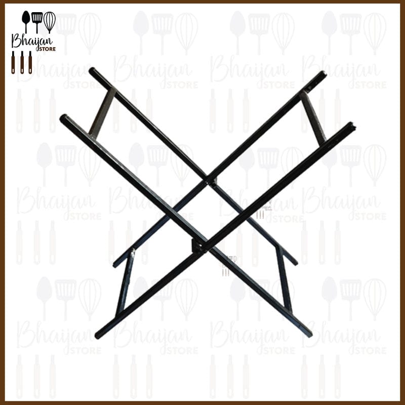 Heavy Duty MS Angeethi (BBQ) with Heavy Gauge Pipe Stand – 18” to 48” - Image 3